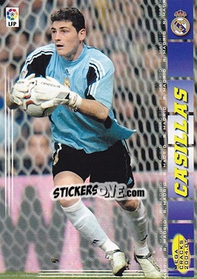 Sticker Casillas - Liga 2004-2005. Megacracks n. 164 - Panini