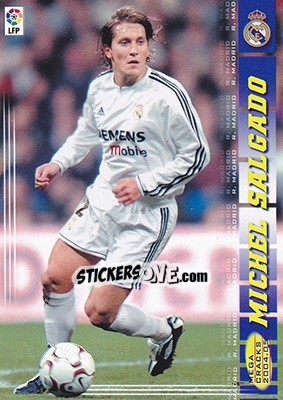 Sticker Michel Salgado - Liga 2004-2005. Megacracks n. 165 - Panini