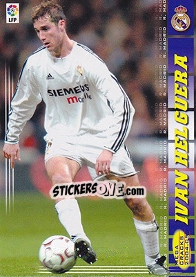 Sticker Ivan Helguera - Liga 2004-2005. Megacracks n. 166 - Panini