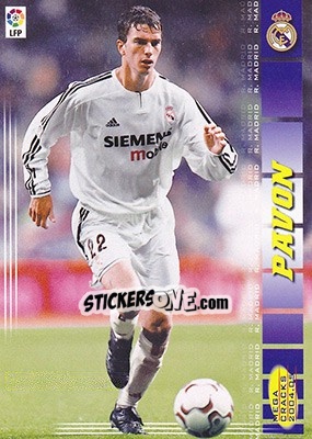 Sticker Pavon - Liga 2004-2005. Megacracks - Panini