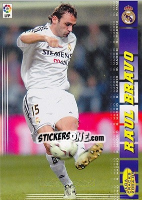 Cromo Raul Bravo - Liga 2004-2005. Megacracks n. 169 - Panini