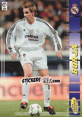 Figurina Borja Valero - Liga 2004-2005. Megacracks - Panini