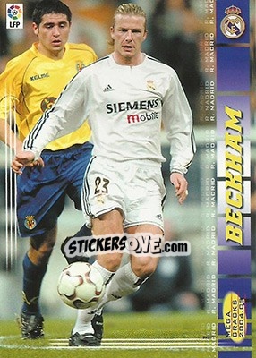 Sticker Beckham - Liga 2004-2005. Megacracks n. 173 - Panini