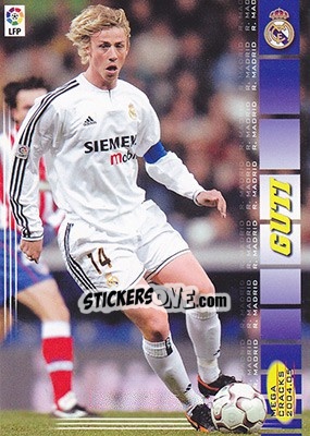 Sticker Guti - Liga 2004-2005. Megacracks - Panini