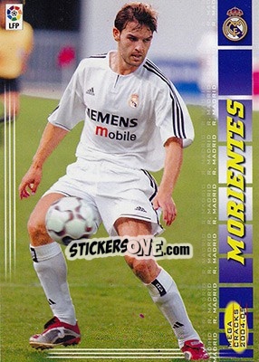 Cromo Morientes - Liga 2004-2005. Megacracks - Panini