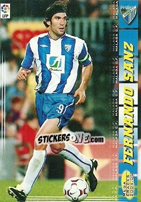 Sticker Fernanado Sanz - Liga 2004-2005. Megacracks n. 185 - Panini