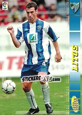 Sticker Litos - Liga 2004-2005. Megacracks n. 186 - Panini