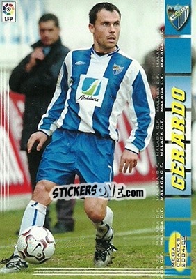 Sticker Gerardo - Liga 2004-2005. Megacracks - Panini