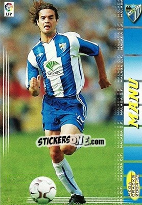 Figurina Manu - Liga 2004-2005. Megacracks - Panini