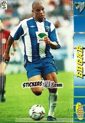 Sticker Edgar - Liga 2004-2005. Megacracks - Panini