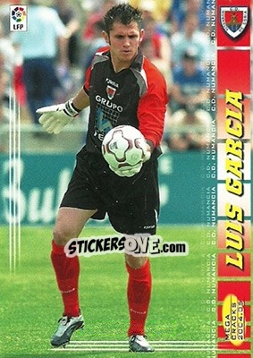 Sticker Luis Garcia - Liga 2004-2005. Megacracks - Panini