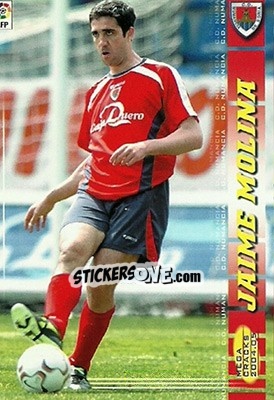 Cromo Jaime Molina - Liga 2004-2005. Megacracks - Panini