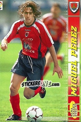 Sticker Miguel Perez - Liga 2004-2005. Megacracks - Panini