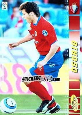 Sticker Osorio - Liga 2004-2005. Megacracks - Panini