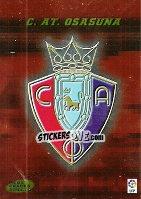 Figurina Escudo - Liga 2004-2005. Megacracks - Panini