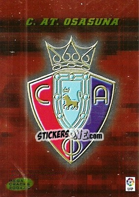 Cromo Escudo - Liga 2004-2005. Megacracks - Panini