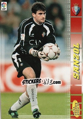 Sticker Sanzol - Liga 2004-2005. Megacracks - Panini