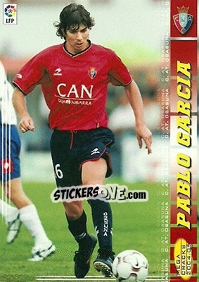 Cromo Pablo Garcia - Liga 2004-2005. Megacracks - Panini