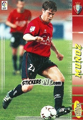Sticker Muñoz - Liga 2004-2005. Megacracks - Panini