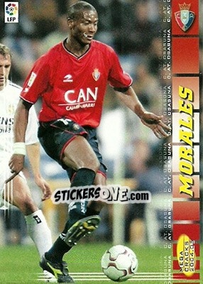 Cromo Morales - Liga 2004-2005. Megacracks - Panini