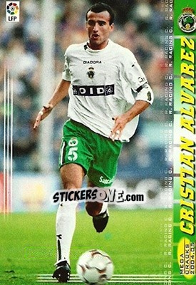 Sticker Cristian Alvarez - Liga 2004-2005. Megacracks - Panini