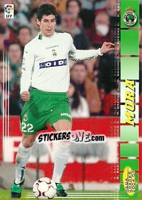 Sticker Mora - Liga 2004-2005. Megacracks n. 256 - Panini