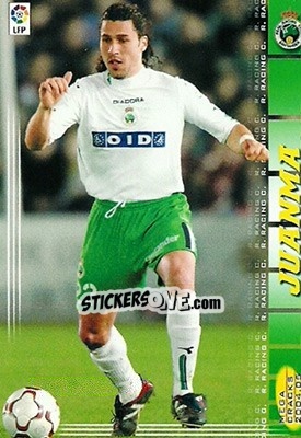 Sticker Juanma - Liga 2004-2005. Megacracks - Panini