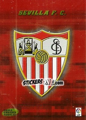 Cromo Escudo - Liga 2004-2005. Megacracks - Panini