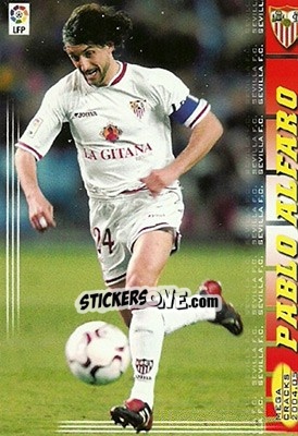 Sticker Pablo Alfaro - Liga 2004-2005. Megacracks - Panini