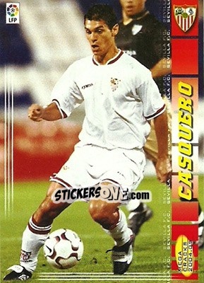 Cromo Casquero - Liga 2004-2005. Megacracks - Panini