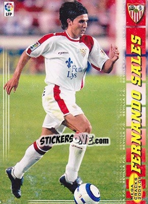 Figurina Fernando Sales - Liga 2004-2005. Megacracks - Panini