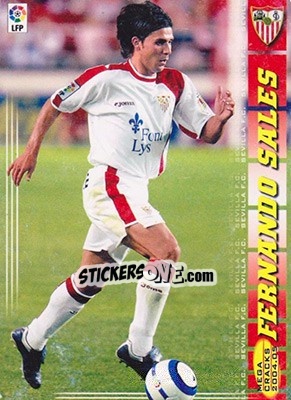 Sticker Fernando Sales - Liga 2004-2005. Megacracks n. 281 - Panini
