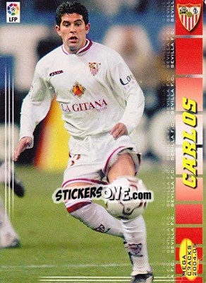 Figurina Carlos - Liga 2004-2005. Megacracks - Panini