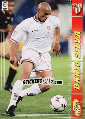 Sticker Dario Silva - Liga 2004-2005. Megacracks - Panini