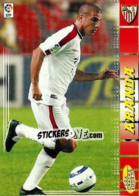 Cromo Aranda - Liga 2004-2005. Megacracks - Panini