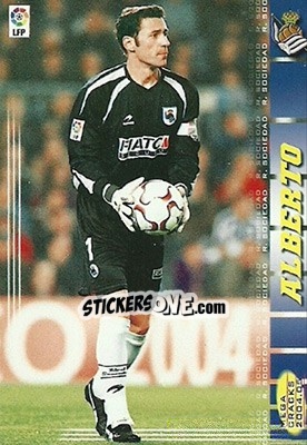 Sticker Alberto - Liga 2004-2005. Megacracks - Panini