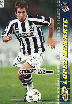 Figurina Lopez Rekarte - Liga 2004-2005. Megacracks - Panini