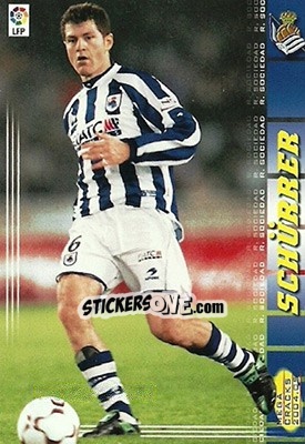 Sticker Schürrer - Liga 2004-2005. Megacracks - Panini