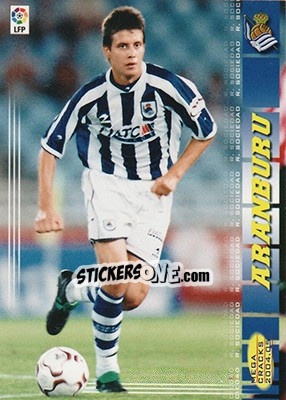 Cromo Aranburu - Liga 2004-2005. Megacracks n. 298 - Panini