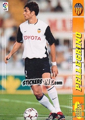 Sticker Pellegrino - Liga 2004-2005. Megacracks - Panini