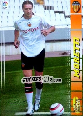 Sticker Moretti - Liga 2004-2005. Megacracks - Panini