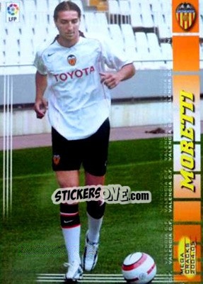Sticker Moretti - Liga 2004-2005. Megacracks n. 314bis - Panini