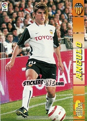 Sticker Angulo - Liga 2004-2005. Megacracks - Panini