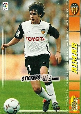 Sticker Aimar - Liga 2004-2005. Megacracks - Panini