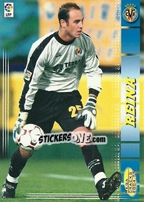 Cromo Pepe Reina - Liga 2004-2005. Megacracks - Panini