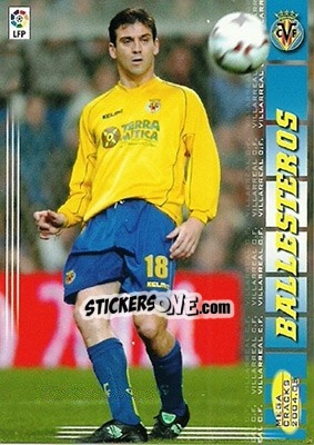 Sticker Ballesteros - Liga 2004-2005. Megacracks - Panini