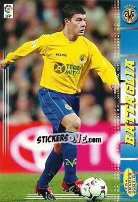 Sticker Battaglia - Liga 2004-2005. Megacracks - Panini