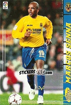 Sticker Marcos Senna - Liga 2004-2005. Megacracks - Panini