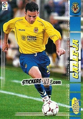 Figurina Calleja - Liga 2004-2005. Megacracks n. 337 - Panini