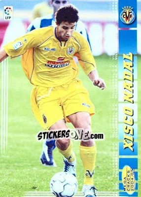 Cromo Xisco Nadal - Liga 2004-2005. Megacracks - Panini